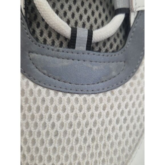Dior Men’s Athletic Sneakers in White, Gray, Black with Orange Sole main image 4